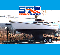 transporting sailboat